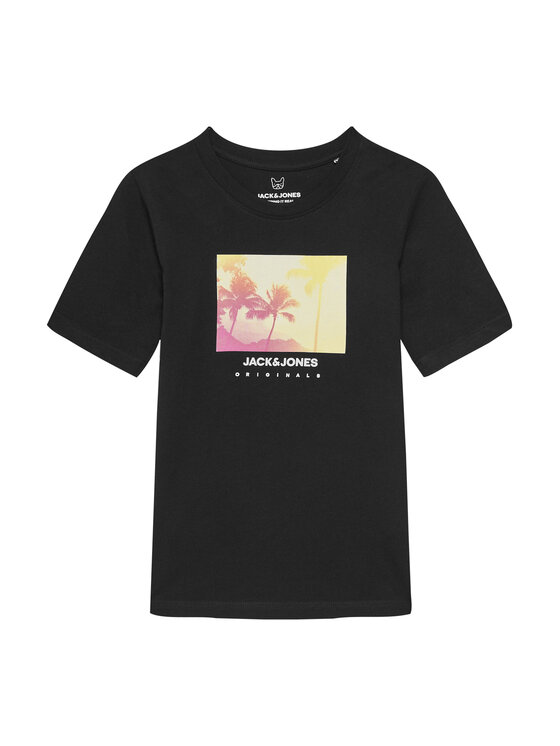 Jack & Jones Junior Jack & Jones Junior Tricou Varenna 12278349 Negru Regular Fit