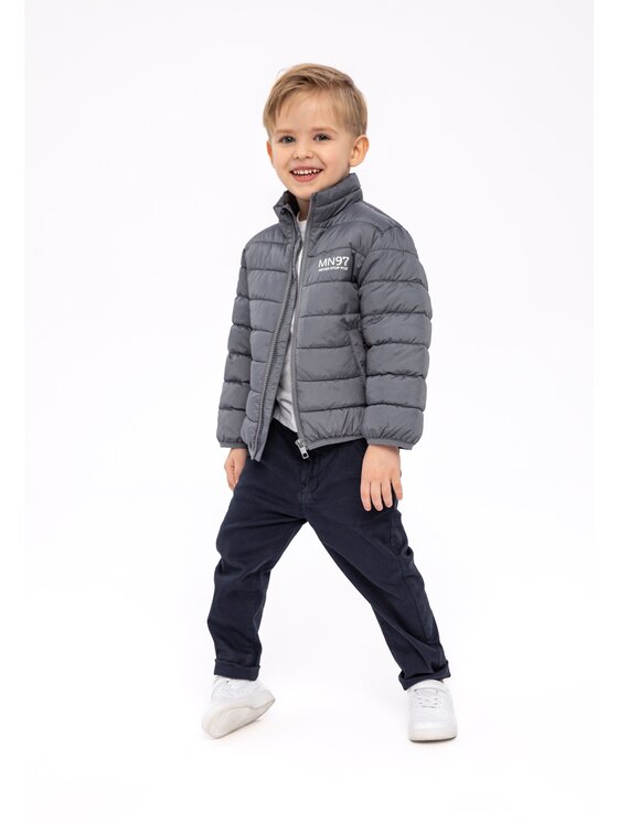 MINOTI MINOTI Kurtka przejściowa 13coat 18 Szary Regular Fit