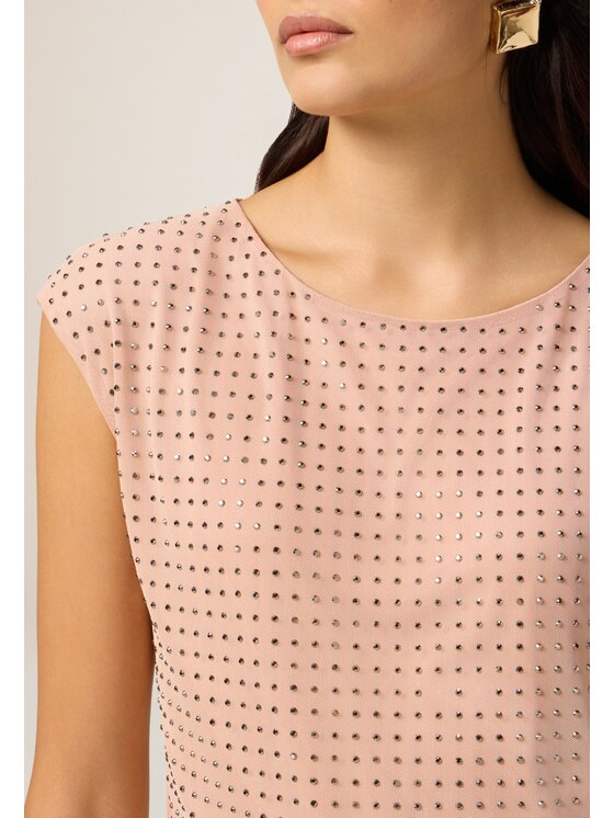 Oltre Oltre T-shirt G405J004199N006 Rosa Slim Fit