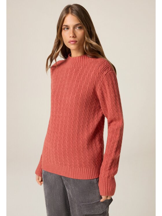 Oltre Oltre Maglione M042E002028N006 Arancione Regular Fit
