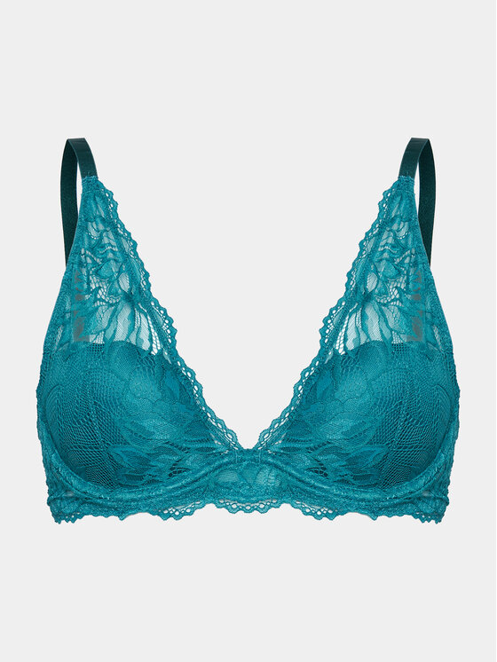 Calvin Klein Underwear Calvin Klein Underwear Biustonosz z fiszbiną 000QF6396E Zielony