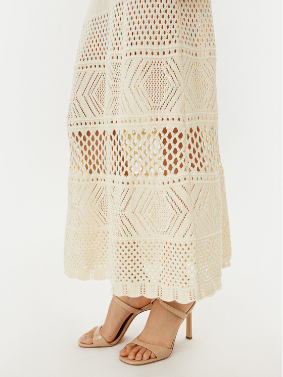 TWINSET TWINSET Strickkleid 251LL3SBB Beige Regular Fit