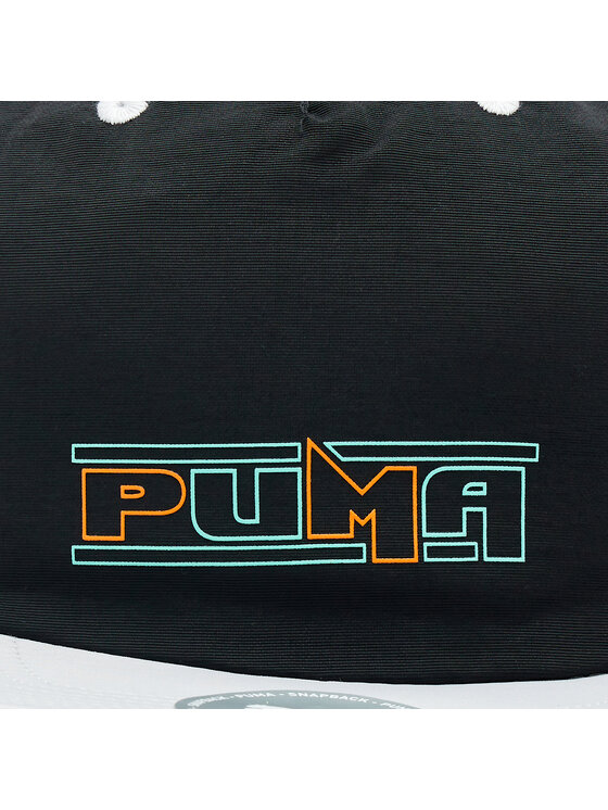 Puma Puma Cepure ar nagu SWxP Relaxed Flatbrim Cap 024383 Melns