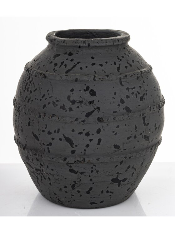 MIAhome MIAhome Wazon ceramiczny ABARREL-2 small Czarny
