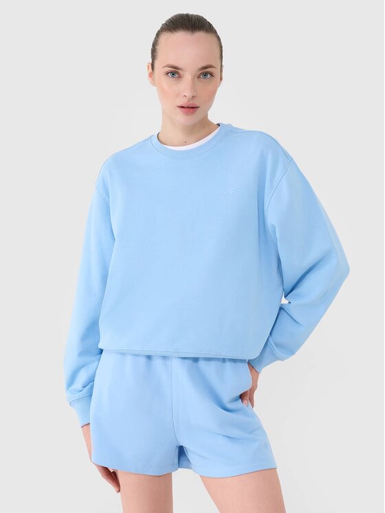 4F 4F Felpa 4FWMM00TSWSF1765-32S Blu Regular Fit
