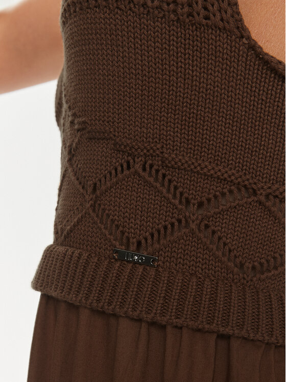 Liu Jo Liu Jo Sommerkleid MA4070 MA23A Braun Regular Fit