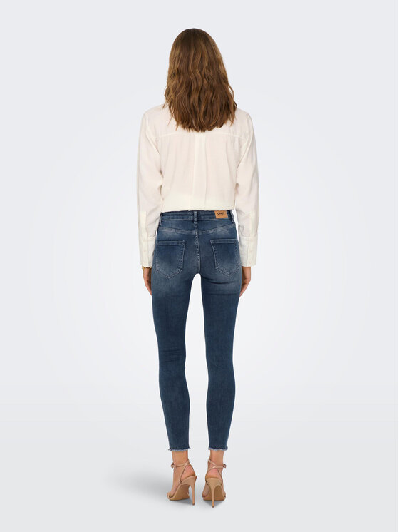 ONLY ONLY Jeans hlače 15216970 Modra Skinny Fit