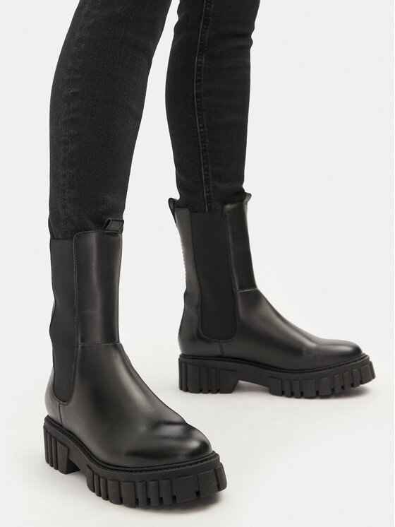 Clarks Clarks Členková obuv s elastickým prvkom Page Top 26178409 Čierna