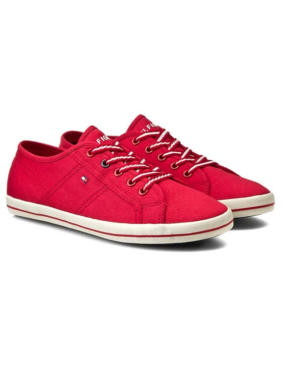 Tommy Hilfiger Tommy Hilfiger Tenis superge Victoria 2D FW56820840 Rdeča