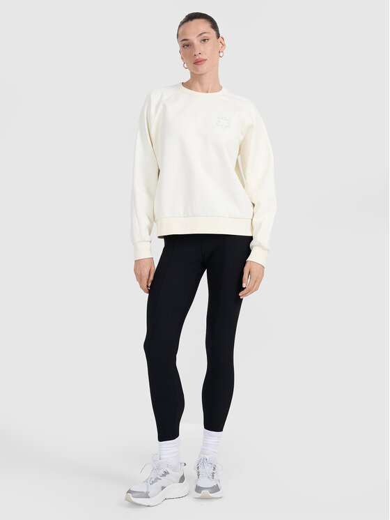 4F 4F Legginsy APRES SKI Czarny Slim Fit