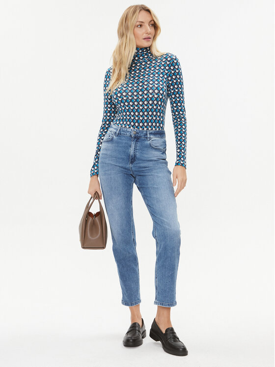 Marella Marella Dolčevita Livigno 2339460136200 Tirkizna Slim Fit