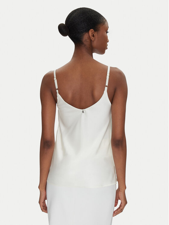 Rinascimento Rinascimento Top CFC0122601003 Écru Regular Fit