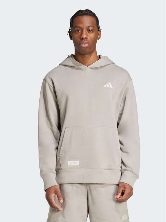 adidas adidas Bluza techniczna MERCEDES - AMG PETRONAS FORMULA ONE TEAM Beżowy Loose Fit