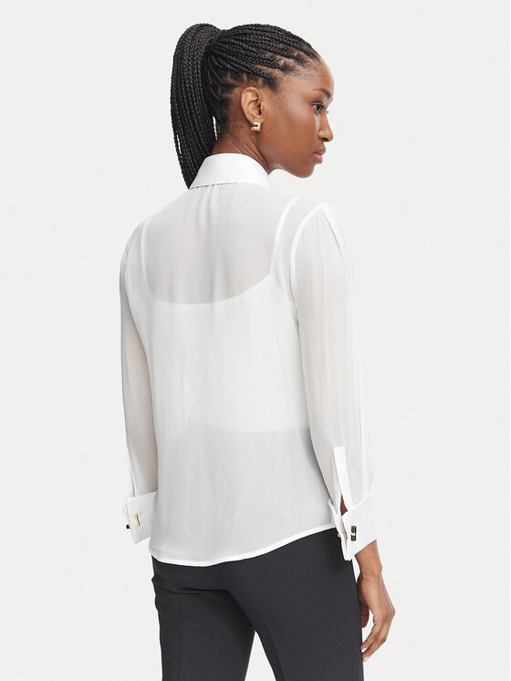 Elisabetta Franchi Elisabetta Franchi Särk CA-210-67E2-V490 Valge Regular Fit