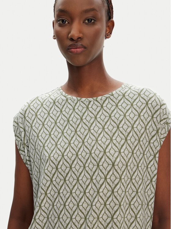 Olsen Olsen Bluzka 11105104 Zielony Regular Fit