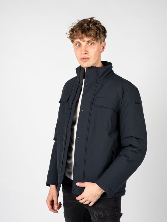 Geox Geox Μπουφάν μεταβατικό M2628L T2953 Σκούρο μπλε Regular Fit