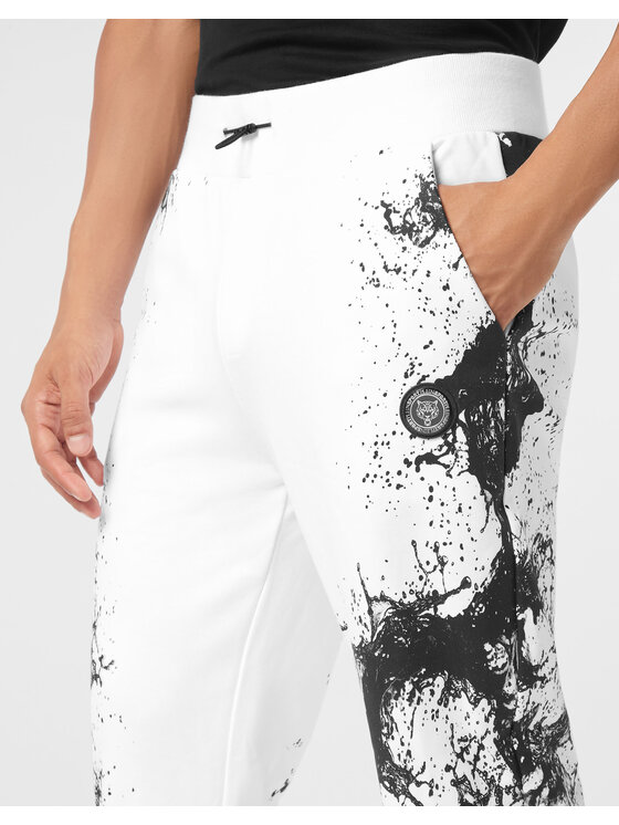 Plein Sport Plein Sport Joggers 28331 Bianco Jogger Fit