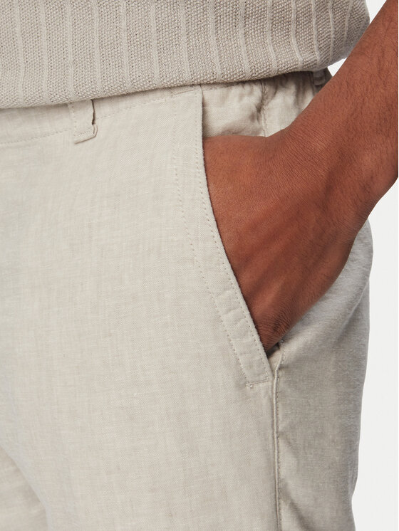 BOSS BOSS Chino kalhoty Sanderson-L-3 50559595 Béžová Regular Fit