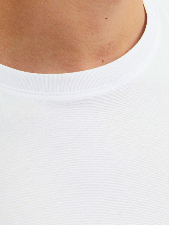Jack & Jones Jack & Jones T-Shirt Corp 12233999 Biały Standard Fit