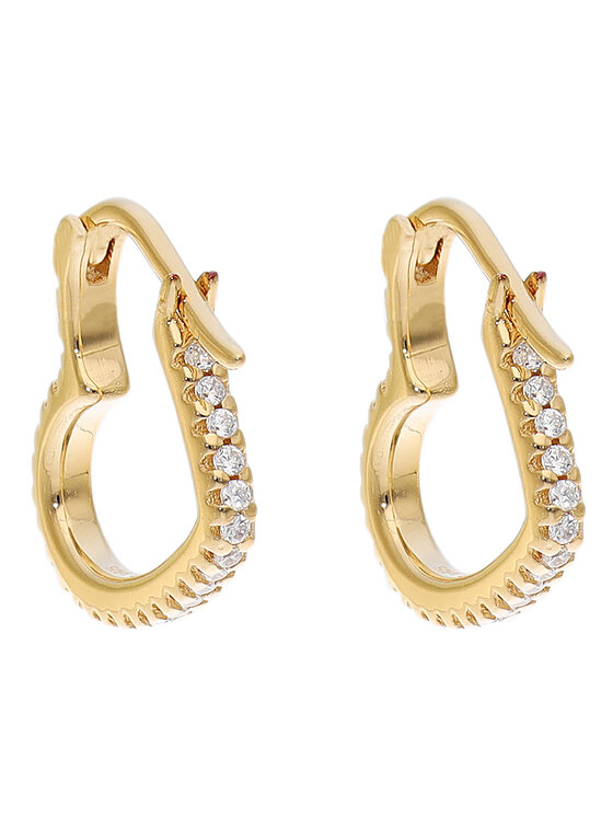 Michael Kors Michael Kors Orecchini Sm Pave Heart Hoop MKC1336AN710 Argento