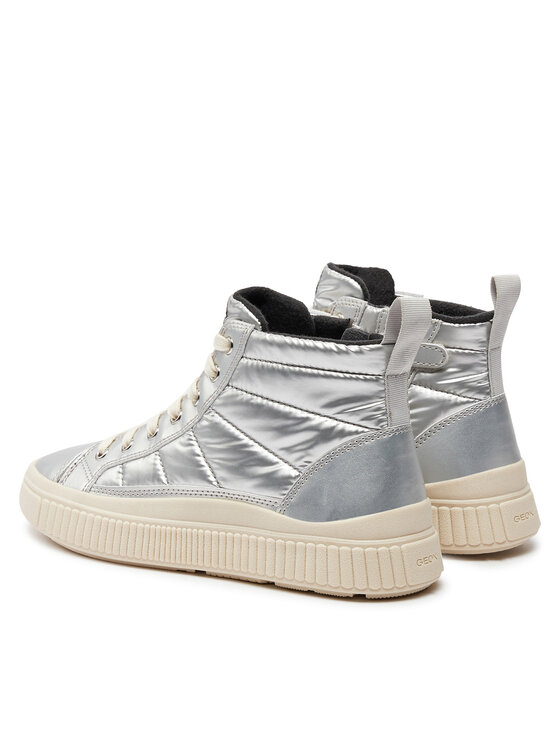 Geox Geox Laisvalaikio batai J Laquinny Girl J46M3C 0LVNF C1007 S Sidabrinė