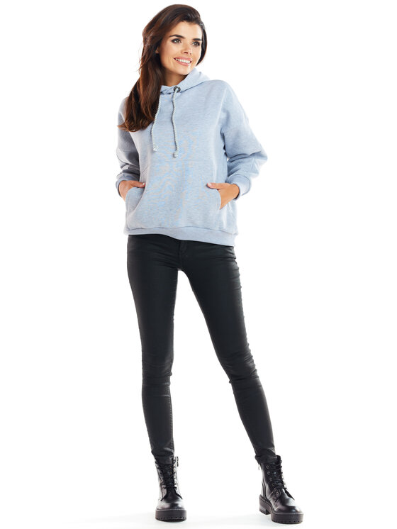 Infinite You Infinite You Felpa M223 Grigio Basic Fit