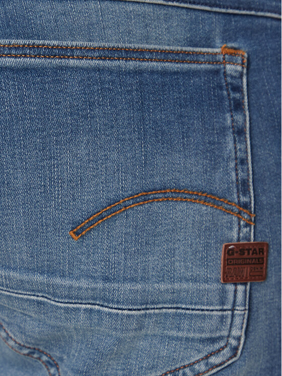 G-Star Raw G-Star Raw Jeansy D-Staq D06761-8968 Granatowy Slim Fit