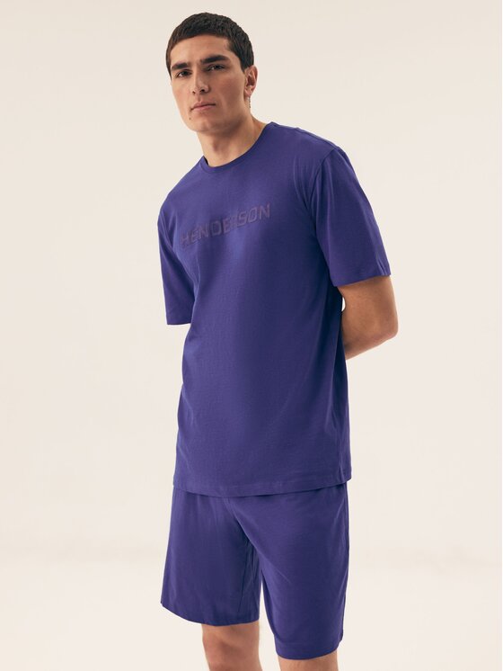 Henderson Henderson Pyžamo 42795 Modrá Regular Fit