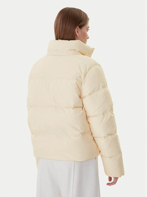 Lacoste Lacoste Vatovaná bunda BF3262 Écru Relaxed Fit