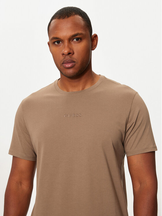 Guess Guess T-särk M4GP39 K7HD0 Pruun Regular Fit