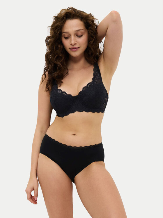 Triumph Triumph Chilot clasic Feel Of Cotton 10224959 Negru