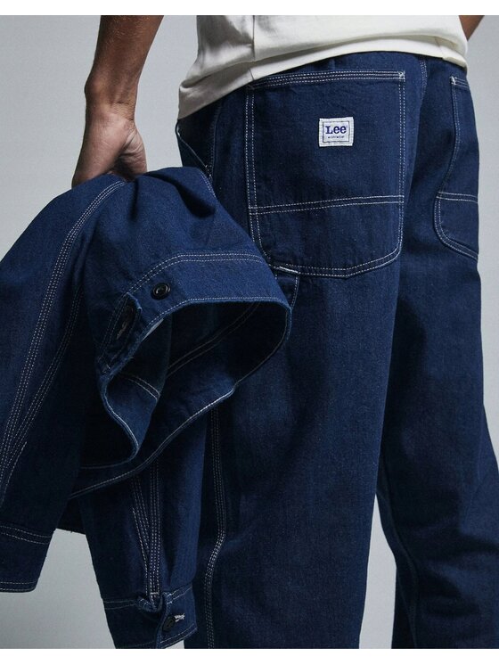 Lee Lee Jeansy CARPENTER Niebieski Loose Fit