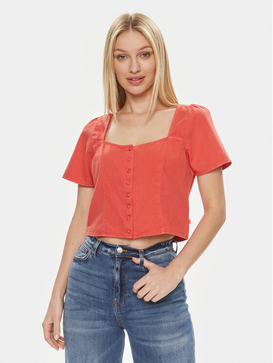 Női Blúz Levi's , Méret: M, Rózsaszín, Pascale A7332-0002