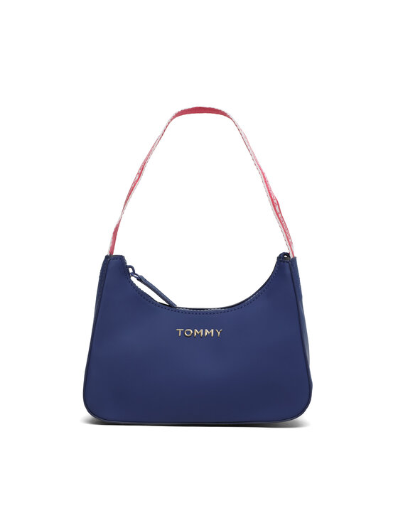 TOMMY HILFIGER Tasche-Hobo Bag ICONIC dunkelblau