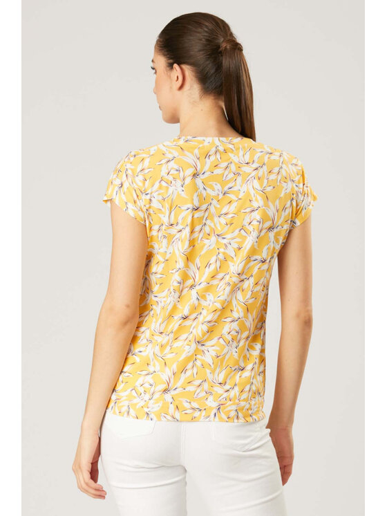 QUIOSQUE QUIOSQUE Blúzka DAISY BLOUSE Žltá Regular Fit