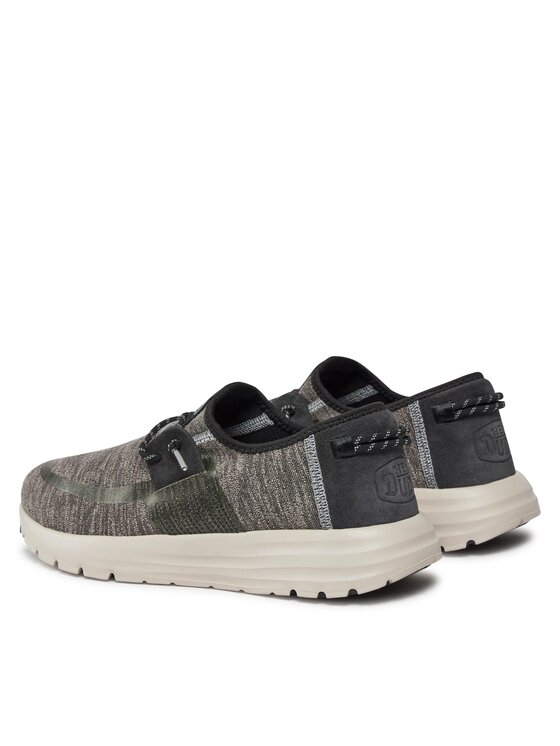 Hey Dude Hey Dude Półbuty Sirocco Dual Knit 40184-030 Szary