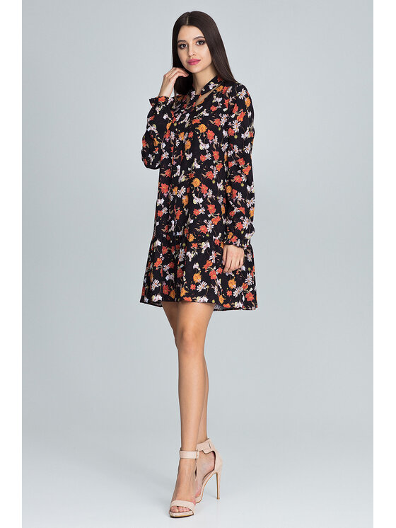 FIGL FIGL Šaty M599 Farebná Regular Fit