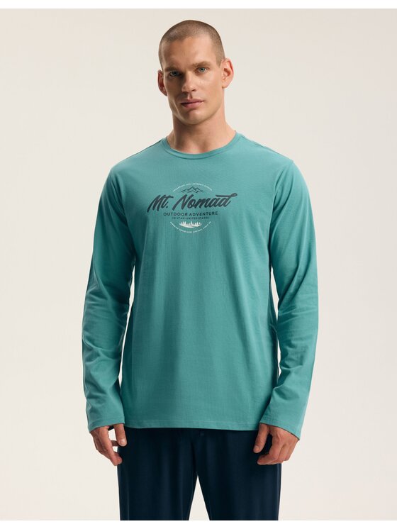 Henderson Henderson Pyžamo 45500 Zelená Regular Fit