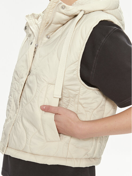 ONLY ONLY Bezrękawnik Valentina 15315383 Écru Regular Fit