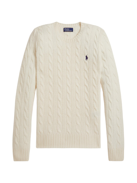 Polo Ralph Lauren Polo Ralph Lauren Džemper 211971865001 Bijela Slim Fit