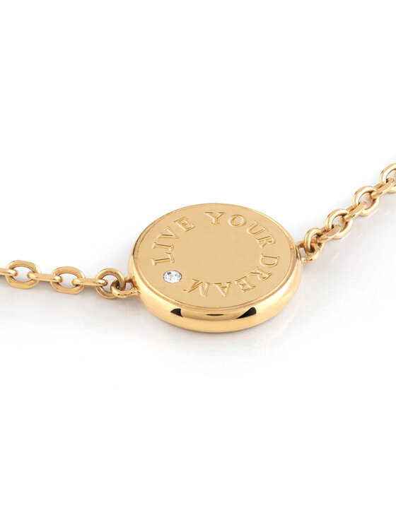 Guess Guess Bransoletka JUBB03125JW-YG-L Złoty