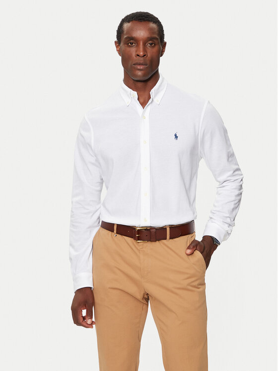 Polo Ralph Lauren Krekls 710654408003 Balts Regular Fit