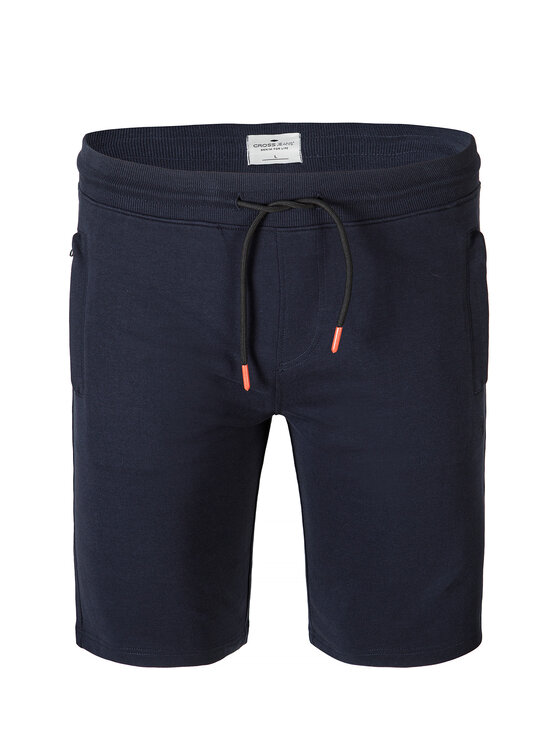Cross Jeans Cross Jeans Szorty sportowe 49058-001 Granatowy Regular Fit