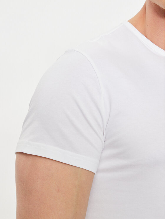 Versace Versace T-Shirt Medusa AUU01005 Biały Slim Fit