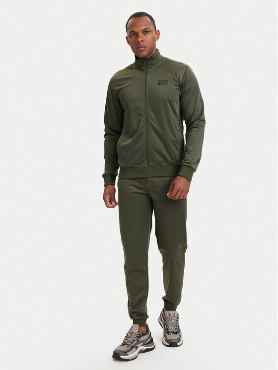 EA7 Emporio Armani Trening 8NPV65 PJHCZ U7014 Verde închis Regular Fit