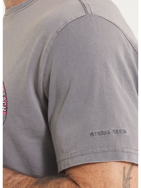 PITBULL PITBULL T-Shirt AUTOMATIC Szary Regular Fit