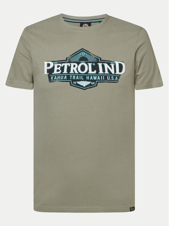 Petrol Industries Tricou M-1040-TSR602 Verde Regular Fit