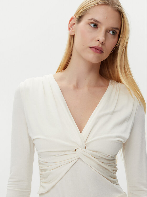 BOSS BOSS Bluse Eulori 50534546 Beige Slim Fit