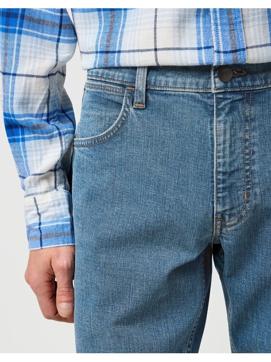 Wrangler Wrangler Jeansy GREENSBORO Niebieski Straight Leg