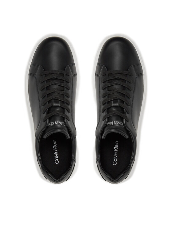 Calvin Klein Calvin Klein Sneakers Low Top Lace Up Lth HM0HM01016 Negru